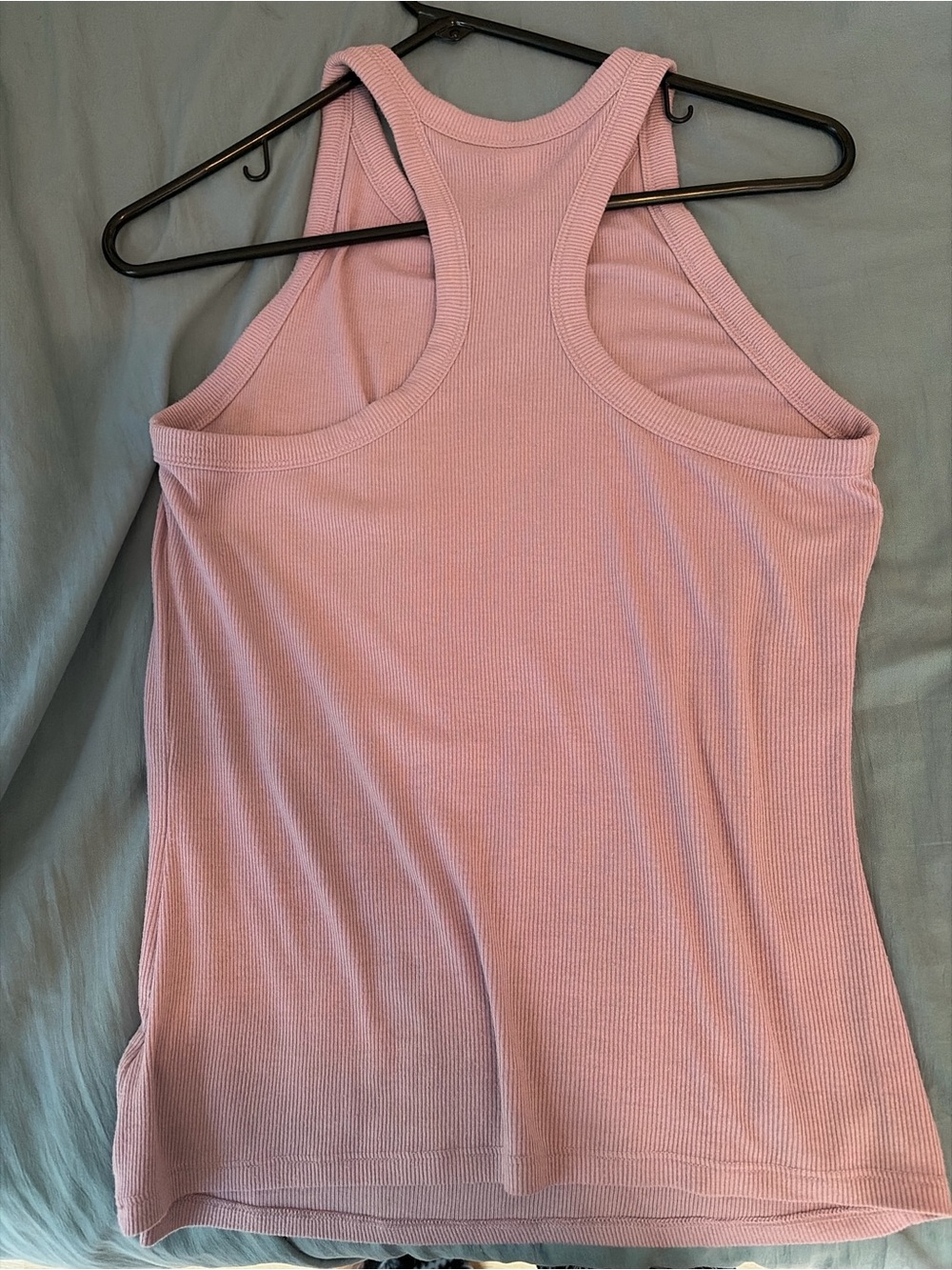 Classic Ribbed Racerback Tank Top - Lavender - Picture 2 of 3